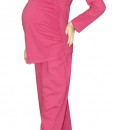 winter-maternity-and-nursing-pyjamas-pink-front